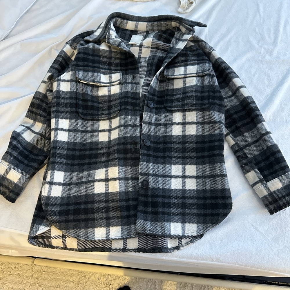 H&M flannel shacket